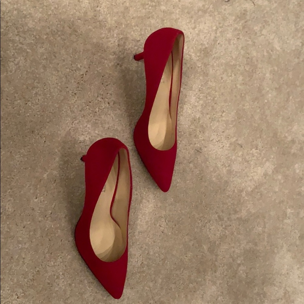 Red Nine West Heels